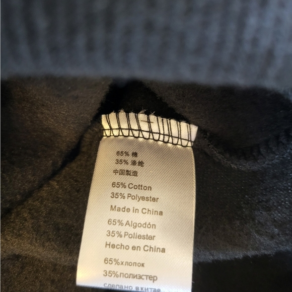 Hoodie Harajuku Anime Style Tokyo Ghoul Kaneki Ken Split Eyes Black Size 3XL - Picture 9 of 9